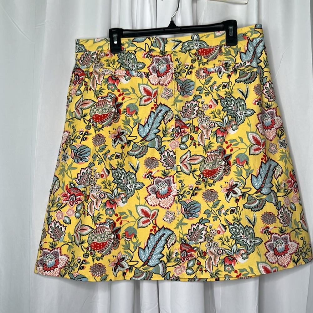 Liz Claiborne New York A-line Flower skirt Plus Size 16 - Picture 1 of 11